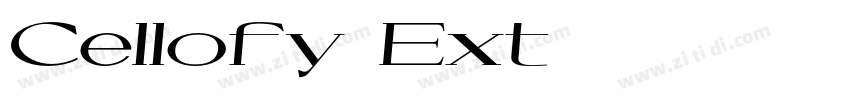 Cellofy Ext字体转换